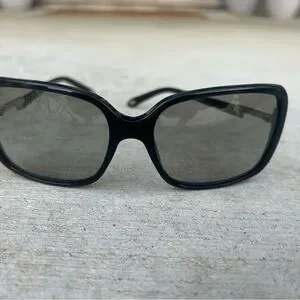 Tiffany & Co. Black Sunglasses with Silver Crystal Detail Tiffany & Co. | Accessories | Tiffany Co Elegant Black  main image 3